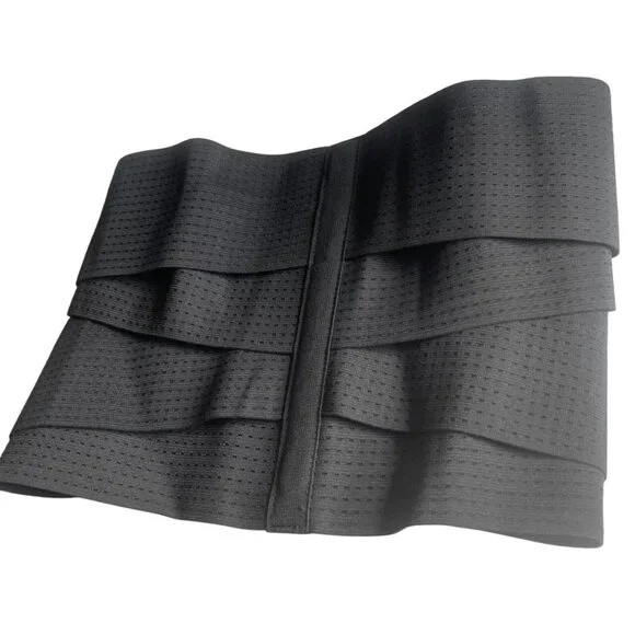 Double Band Fitness Waist Trainer Exercise Workout Back Support Flexible Belt - Picture 3 of 10